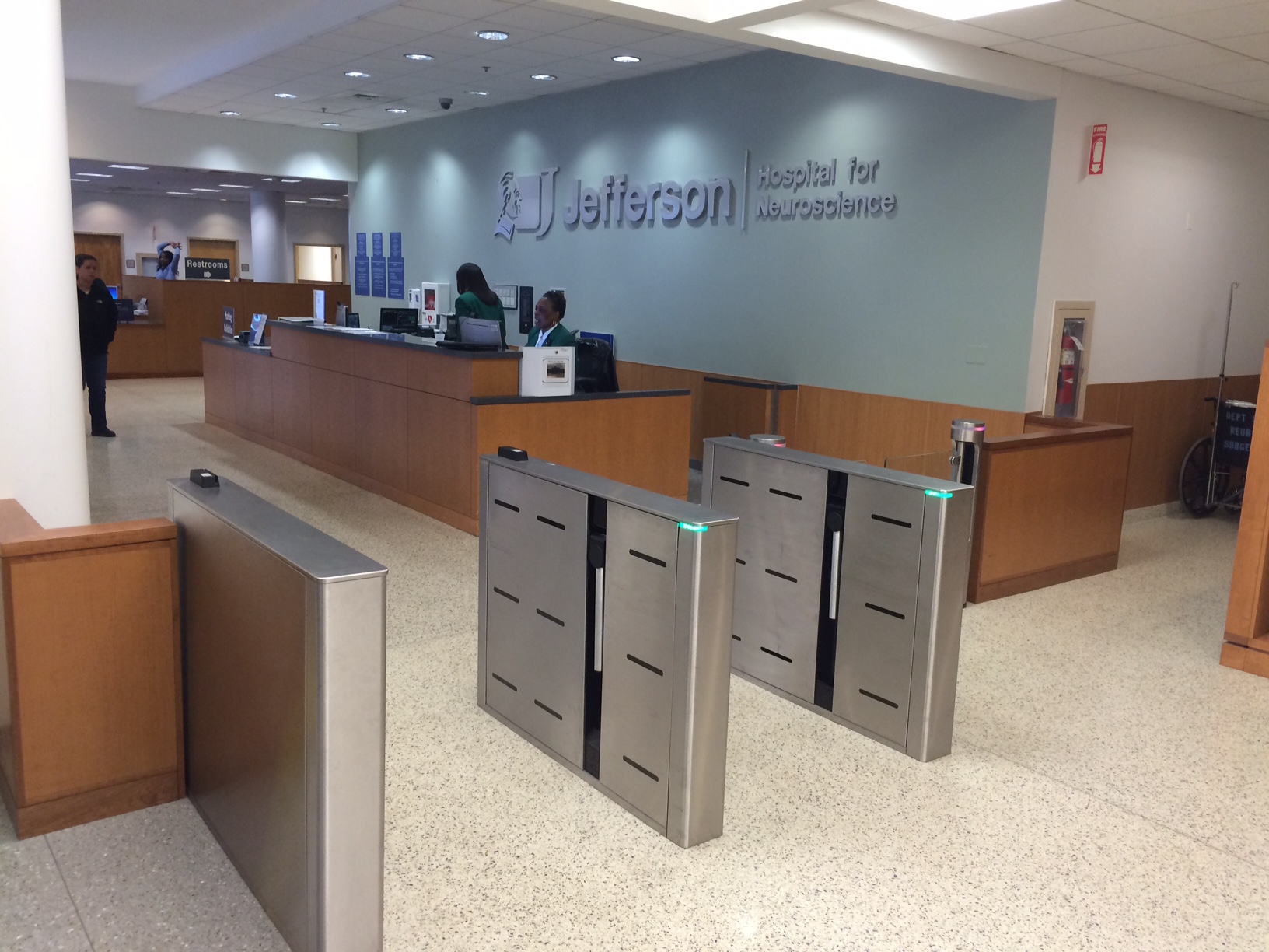 hospital-security-strengthened-with-fastlane-optical-turnstiles-from